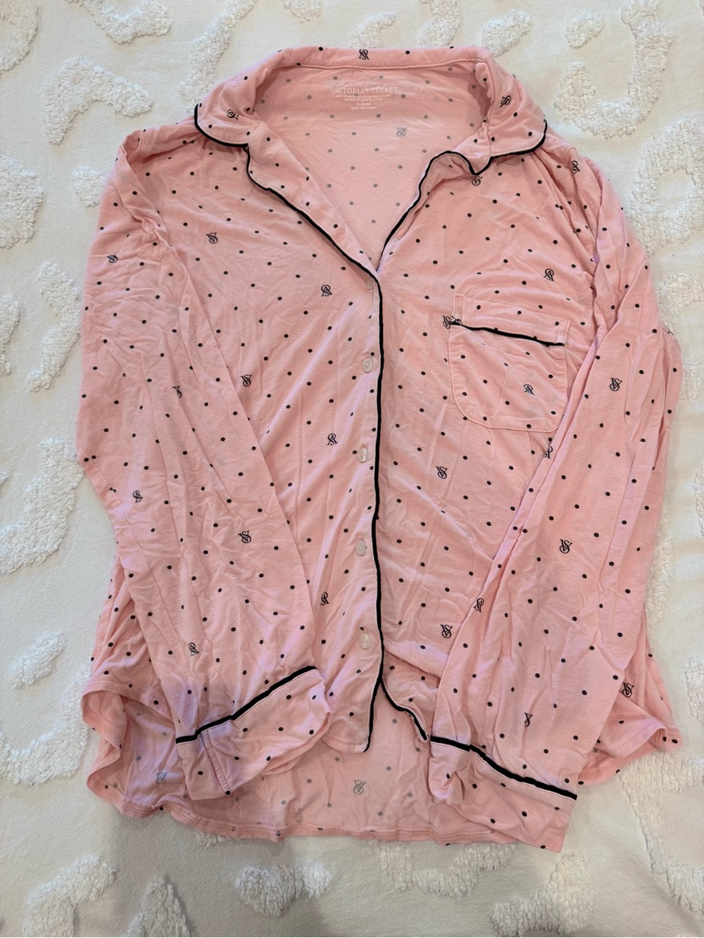 Victoria's Secret Pink Polka Dot Pajama Set